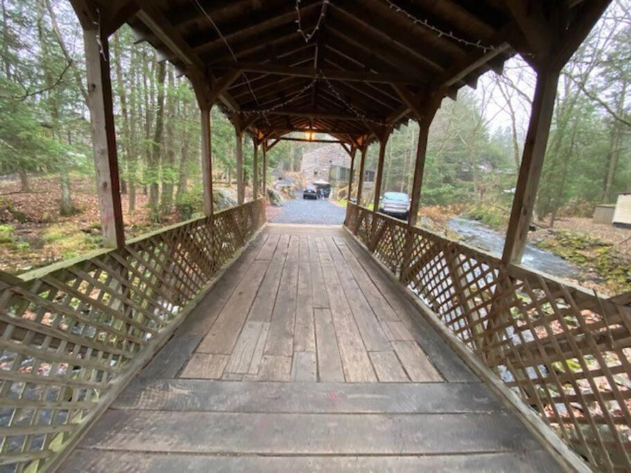 Peaceful Gateway To Island Creek Cottage イースト・ストラウズバーグ エクステリア 写真